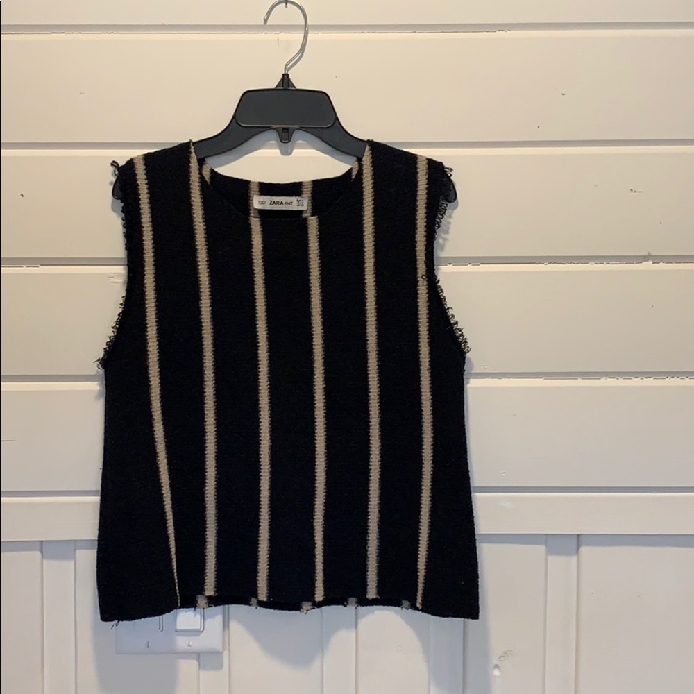 Zara knit dress tank top size small.